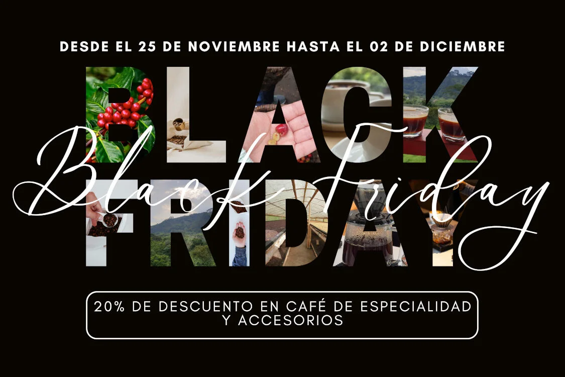 Descuento del 20% por Black Friday en Café de Especialidad y Accesorios con Nospi Coffee